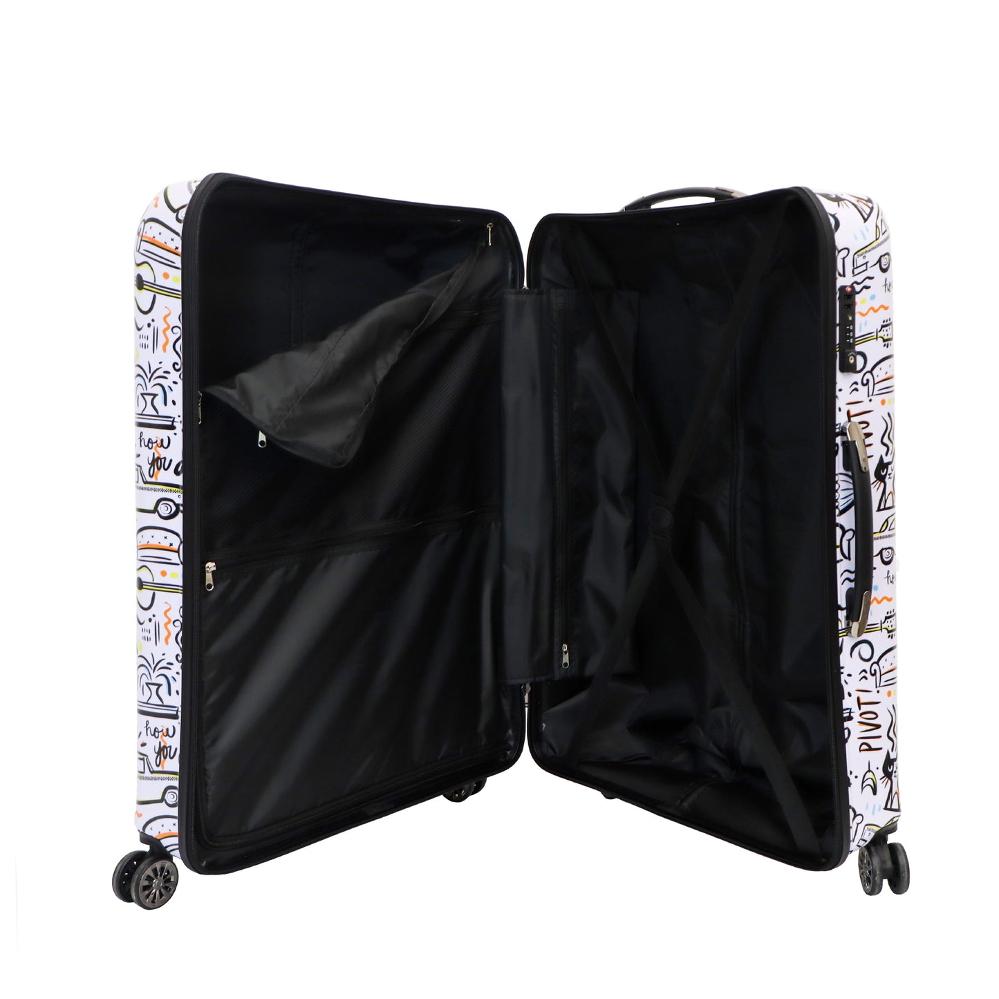 Cosmo Friends 8W-20" Hard Luggage Trolley Case